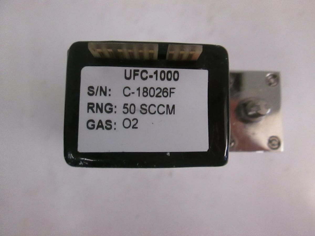 Used Unit UFC-1000 Mass Flow Controller MFC, O2, 50 SCCM