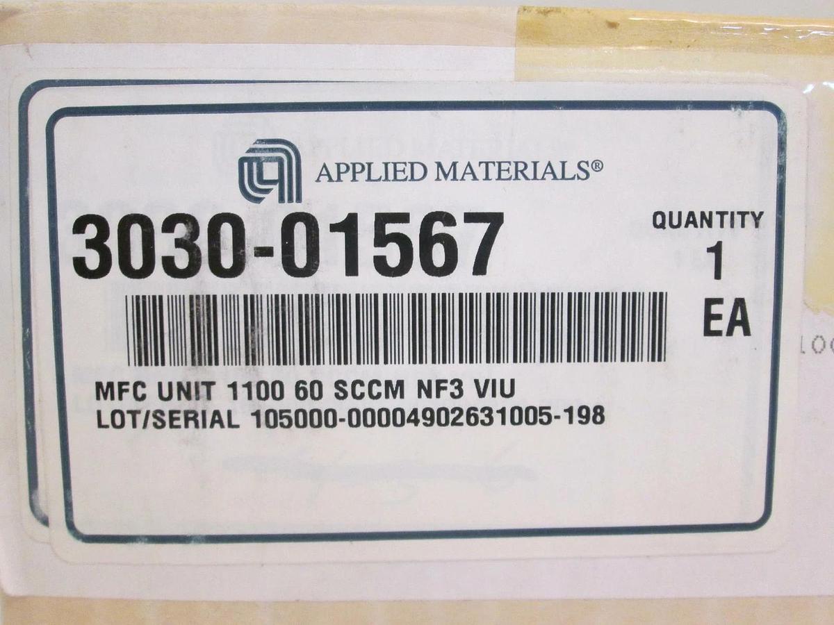 Used Unit UFC-1100 Mass Flow Controller NF3, 60 SCCM, Reburbished