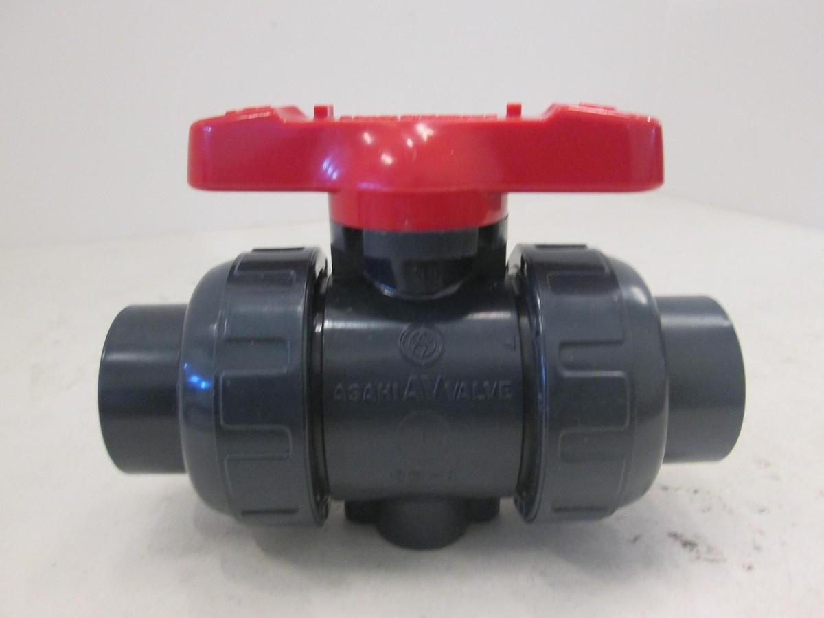 Asahi/America, Duo-Bloc 21, Ball Valve, Max 120F, FPM Seals, 01E15268F, Used