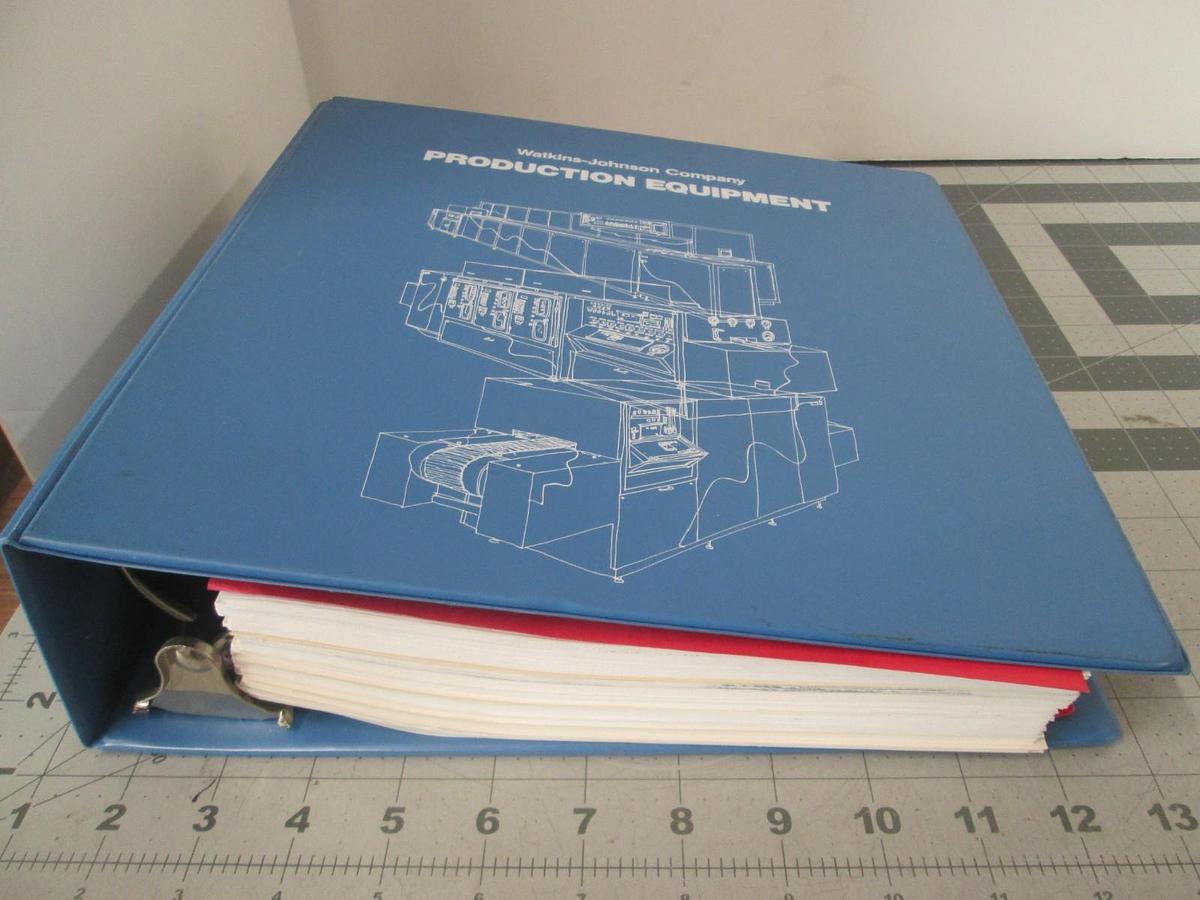 Used Watkins Johnson, 9-Bubbler Liquid Source System Manual, WJ-954, Used
