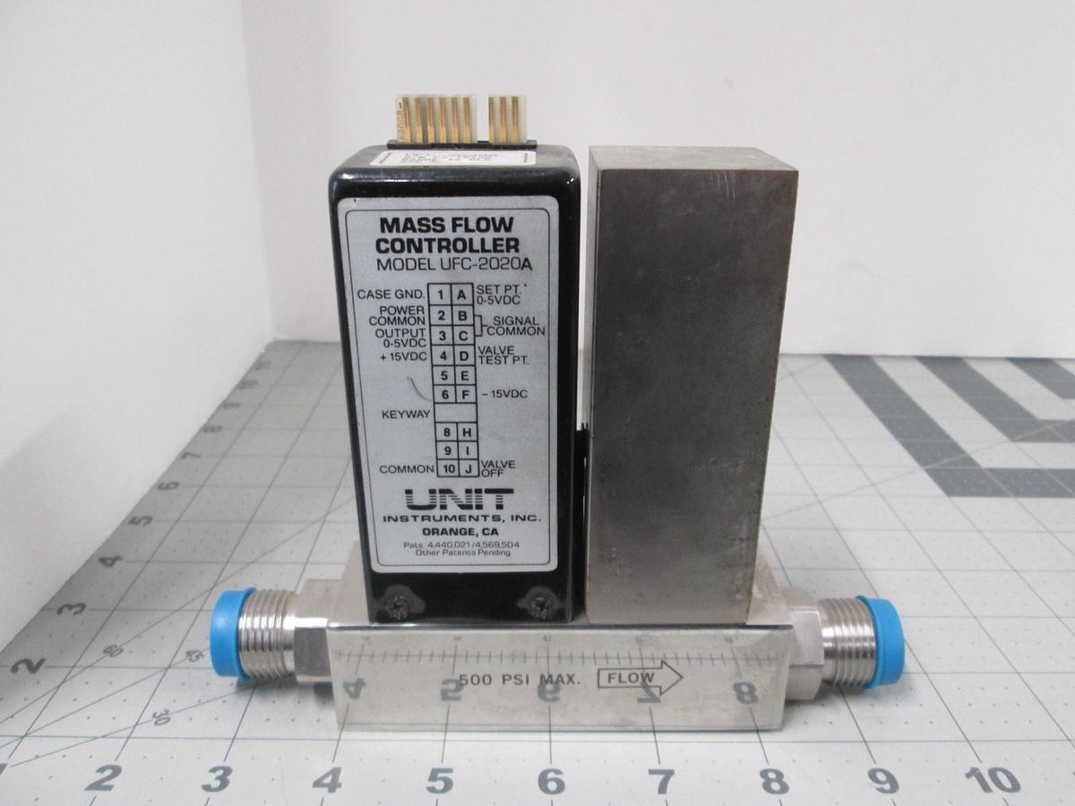 Unit, UFC-2020A, Ar, 30 SLM, Mass Flow Controller, Used