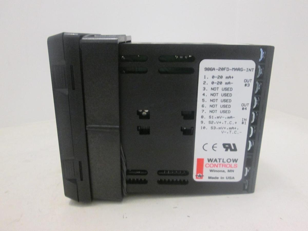 Used Watlow, 986A-20FD-MARG, WATLOW 986 TEMP CONTROLLER, New