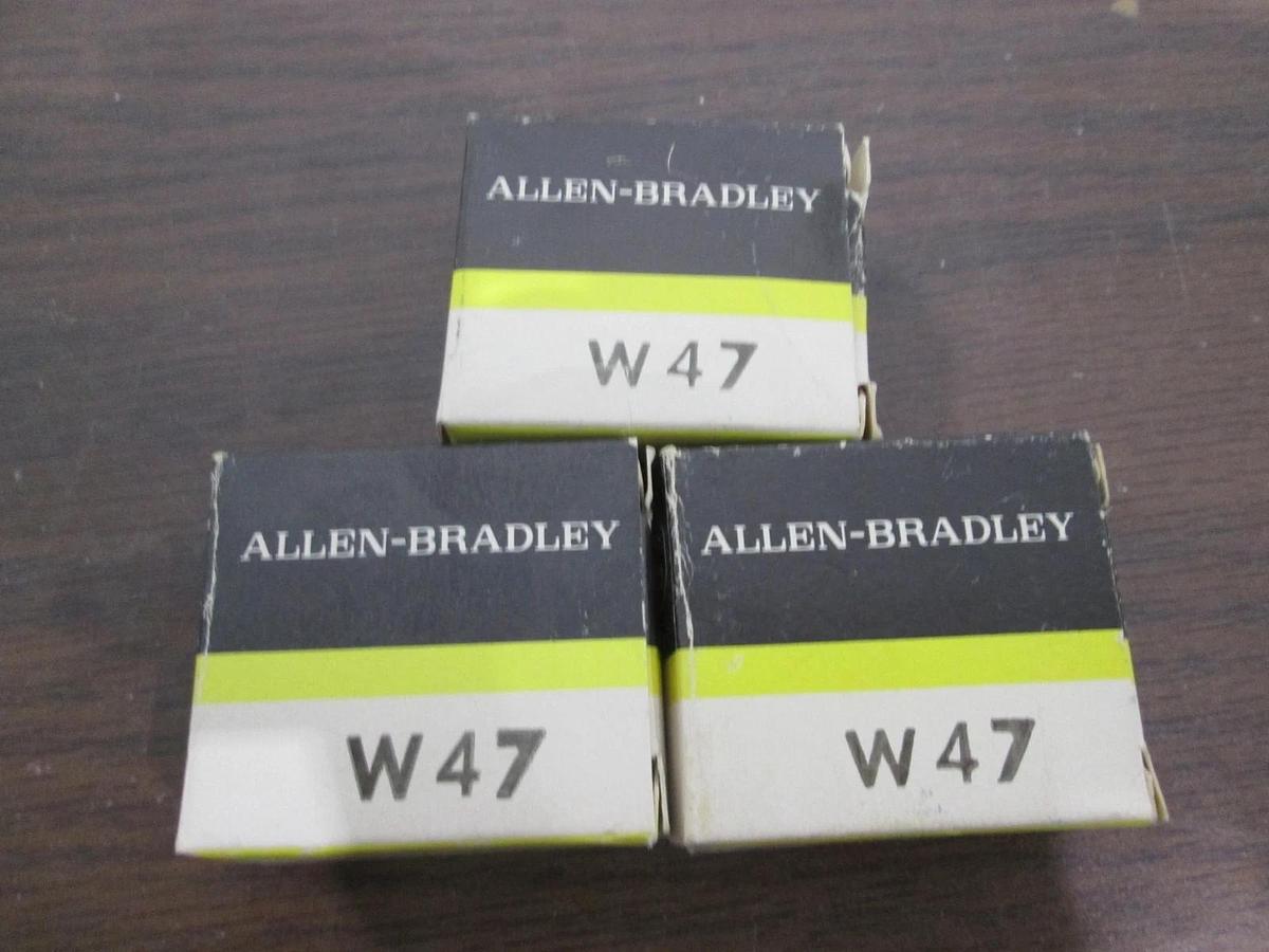 Used Allen Bradley, W47 (2), W48 (1), Heating Element, Used, Lot of 3