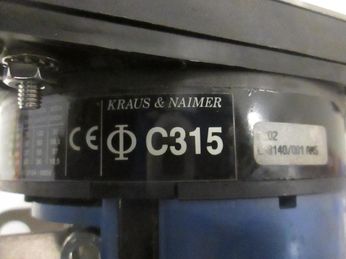 Used Kraus and Naimer C315, Furnace Switch, Used