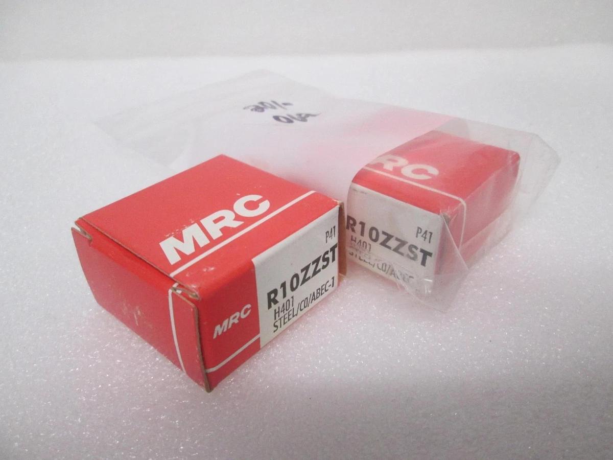 MRC, R10ZZST, Steel Bearing, 201-069, New, Lot of 2