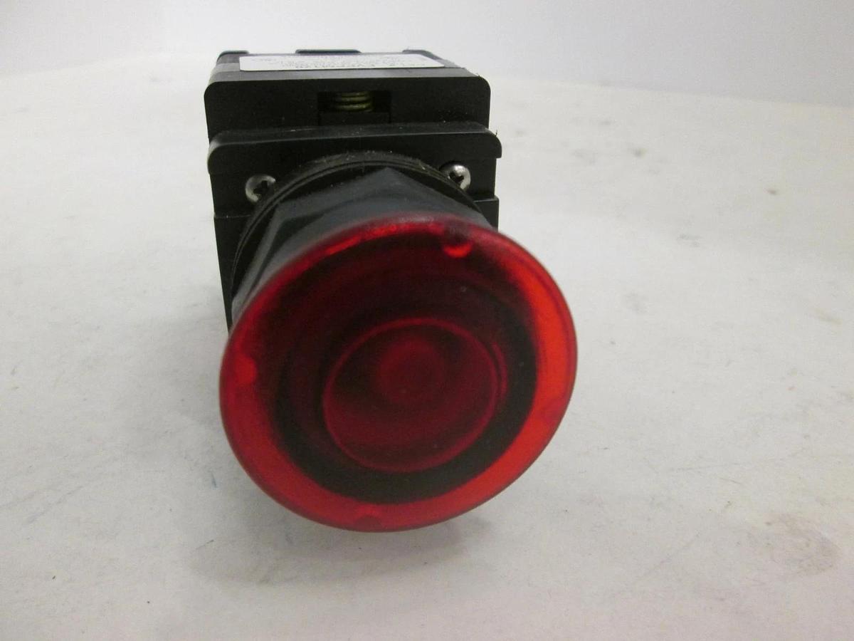 Used Control Concepts, Red Push Pull Switch, FVPPM120, Used