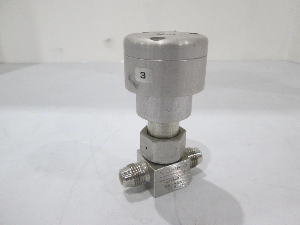 Used Nupro, SS-4BK-VCR-1O, Pneumatic Valve, Used