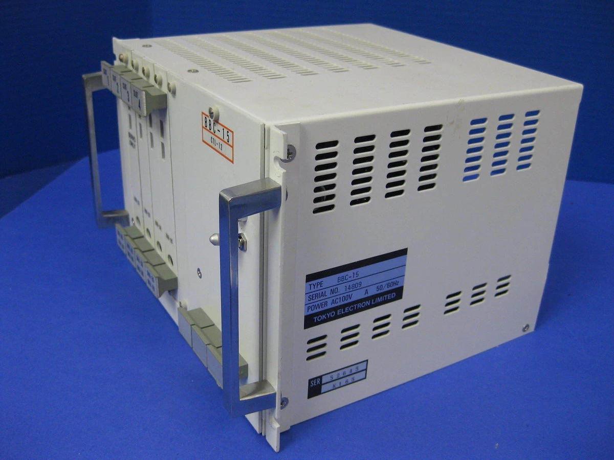 Used TEL Tokyo Electron BBC-15 Controller Unit CTL-12, 4 Slot, Used