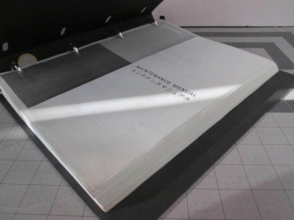 Used Screen, WS-W625, Maintenance Manual, Used