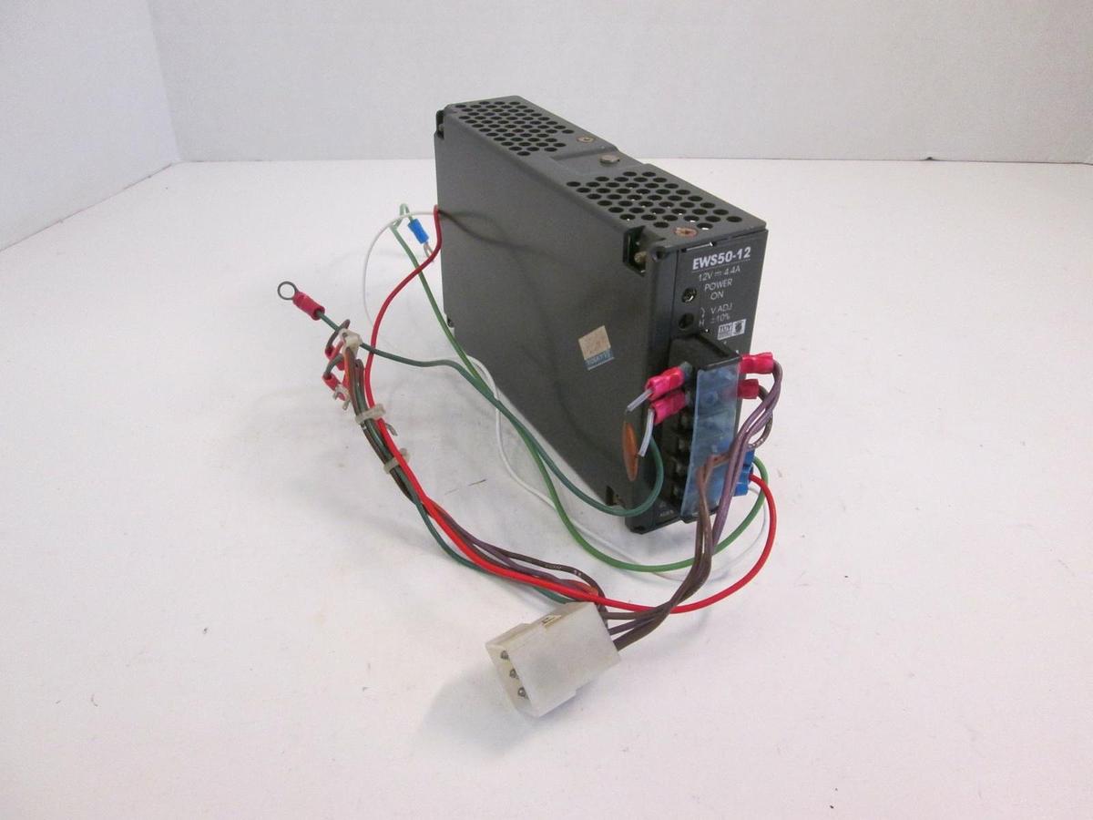 Used Nemic Lambda EWS50-12 Adjustable Power Supply, 12V, 4.4A, Used