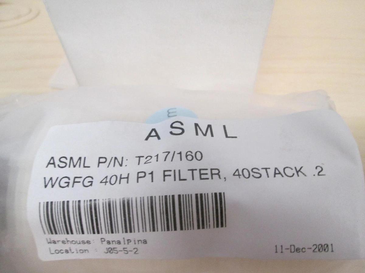 ASML, WGFG 40H P1 Filter, 40 Stack .2, New