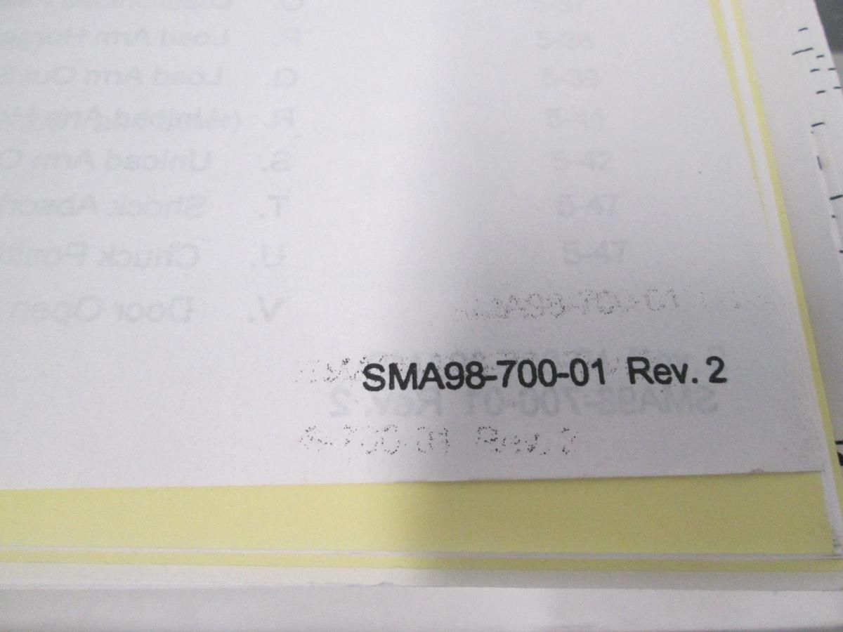 Used GaSonics, AE-2001 Maintenance Manual, SMA98-700-01, Rev. 2, Used