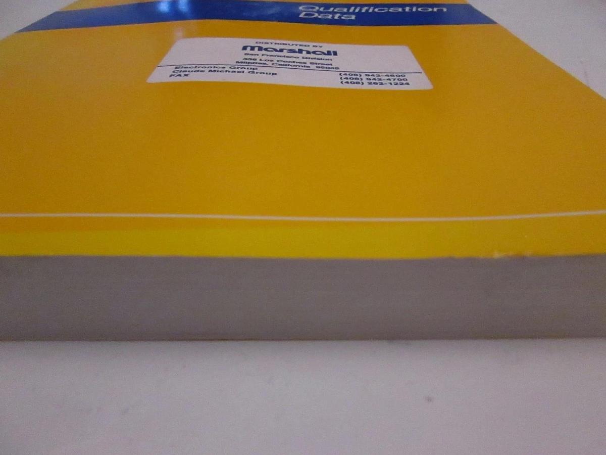 Used Texas Instruments Advanced CMOS Logic Qualification Data, Used