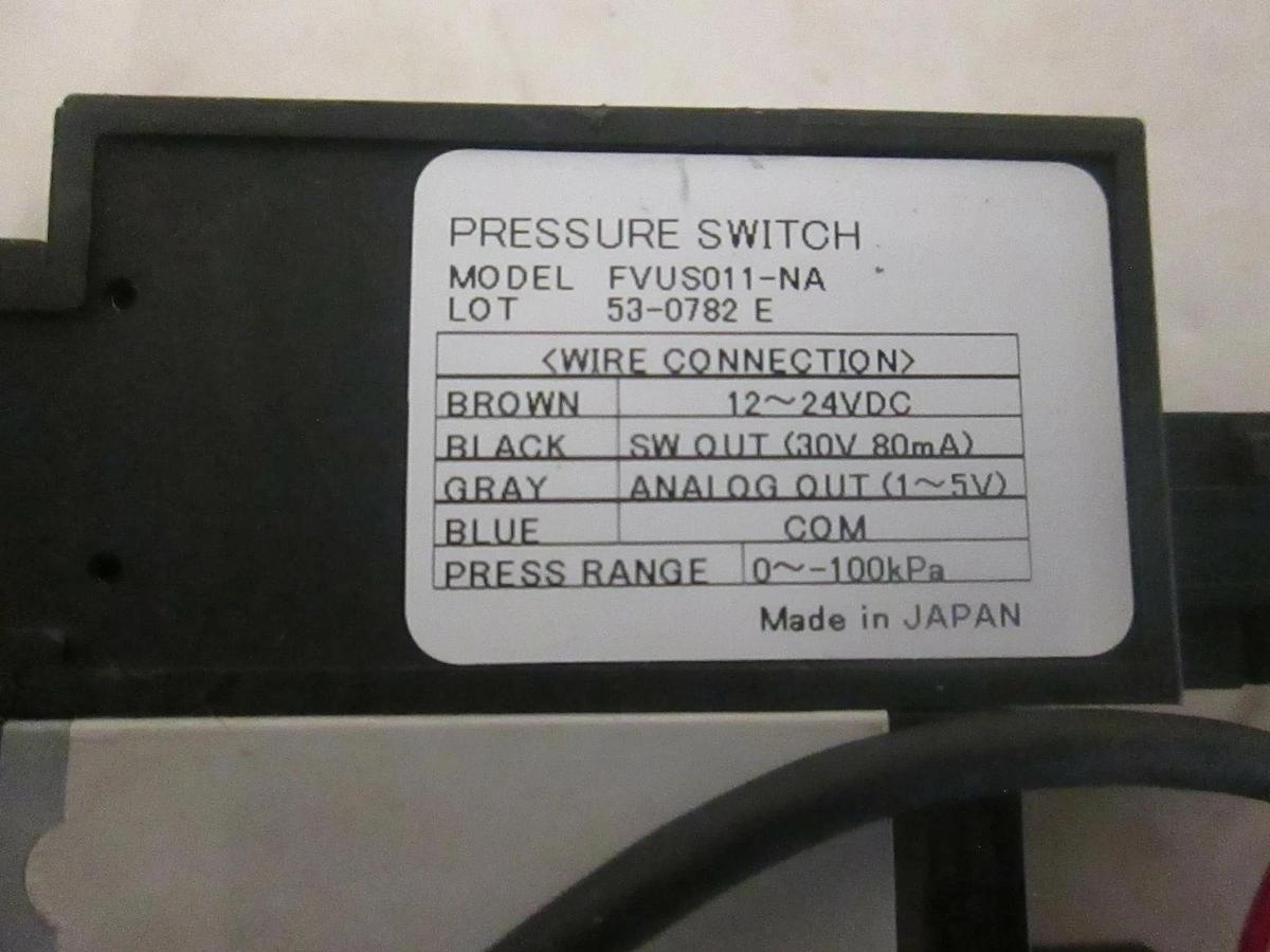 Used Pisco, FVUS011-NA Pressure Switch, Used