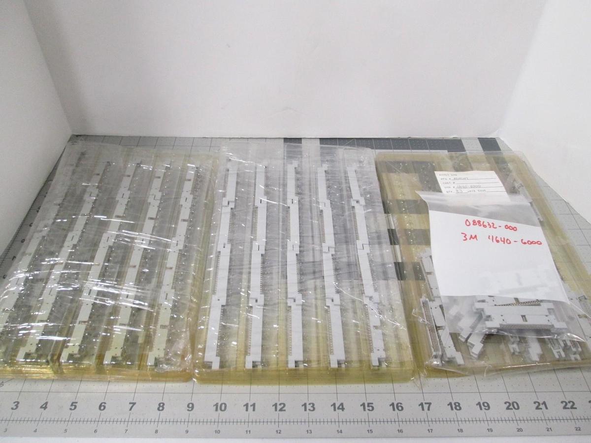 Used 3M, 4640-6000, Wire to Board Plug Connector, 2.54mm, 40 Contacts, New, Lot of 66