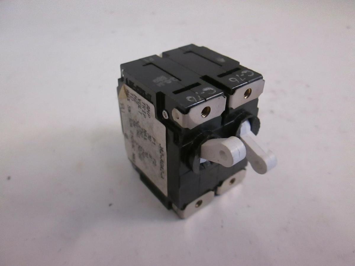 Used Heinemann JA2-A0A2-A, 2 Pole Circuit Breaker Switch- Used