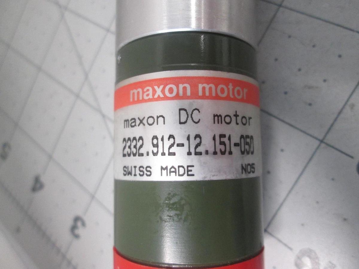 Maxon, 2332.912-12.151-050, Motor and Gearbox Assy, New