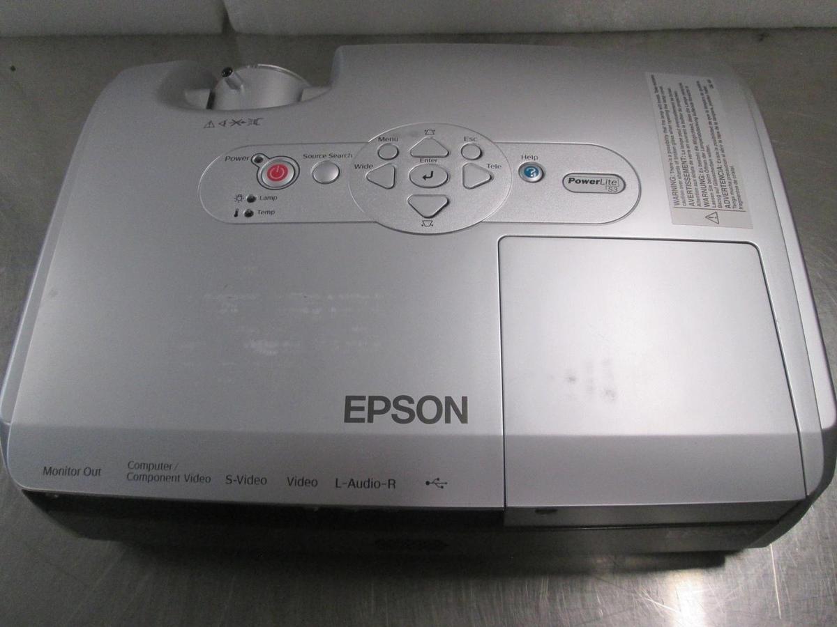 Used Epson Model: EMP-S3, LCD projector 100-240v, 50/60Hz 2.2-1.0A