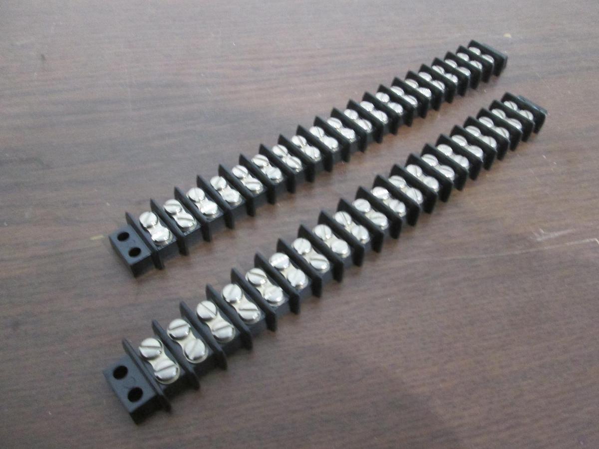 Used Cinch, 20 Position Terminal Block, Used, Lot of 2