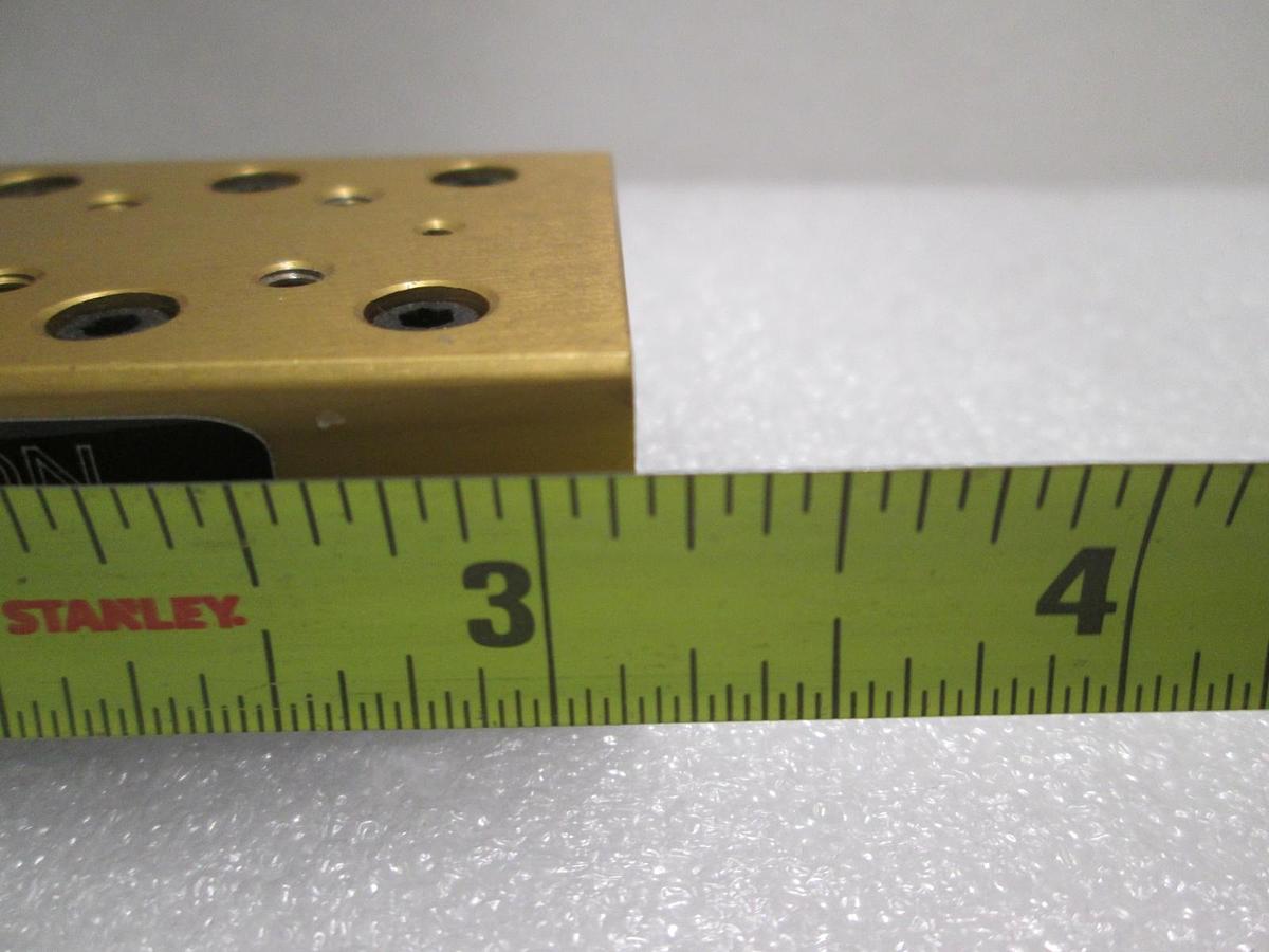 Used Del-Tron, Linear Bearing Guide Block w/ Guide Rail, Used