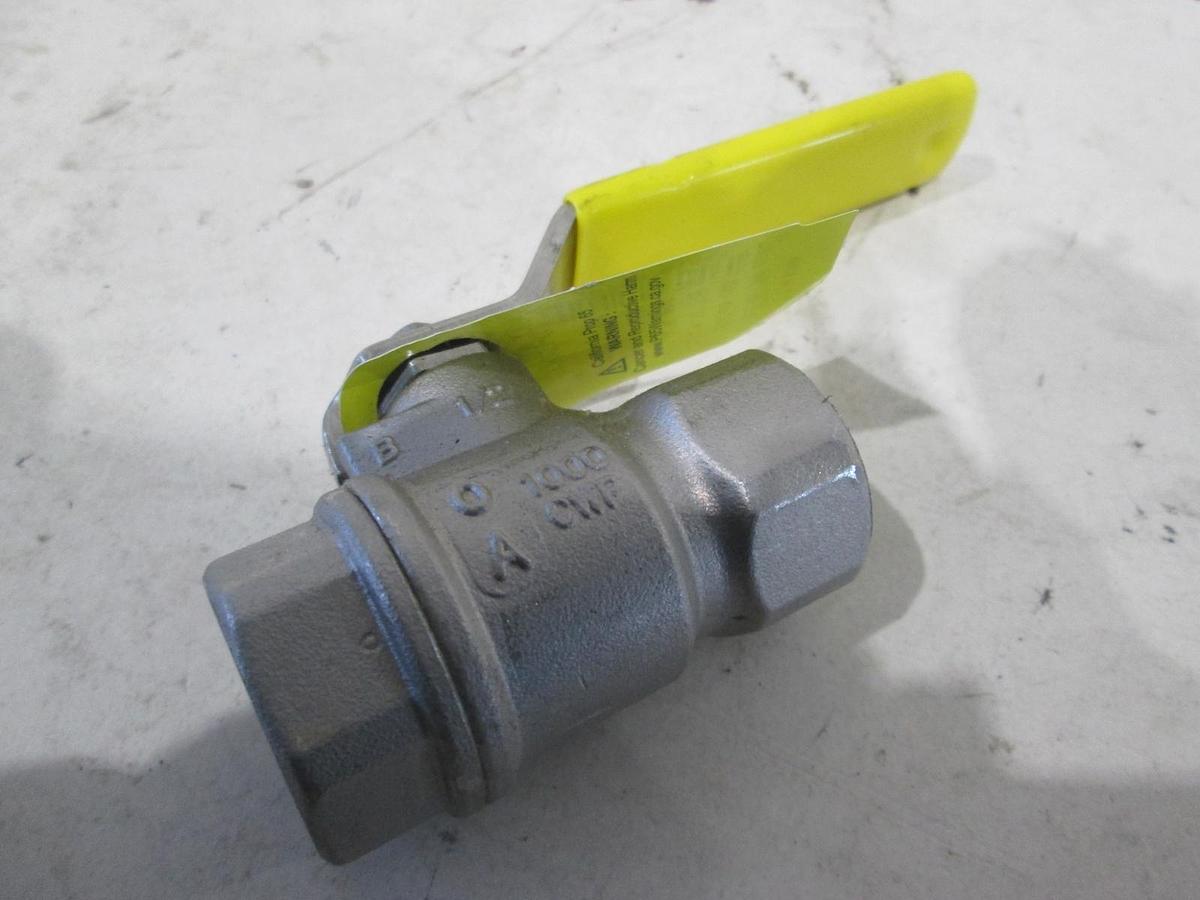 Apollo, 1/2" Gate Valve, 1000 CWP, CF8M, New