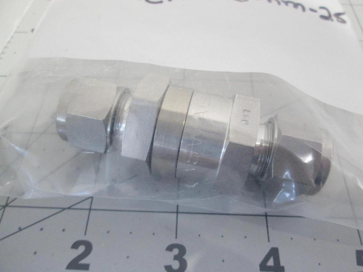 Swagelok, SS-CHS10MM-25, Check Valve, 25PSI, New