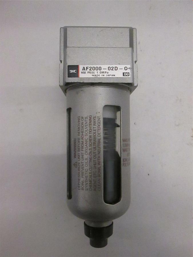 Used SMC, Air Regulator Filter, AF2000-02D-C, Used