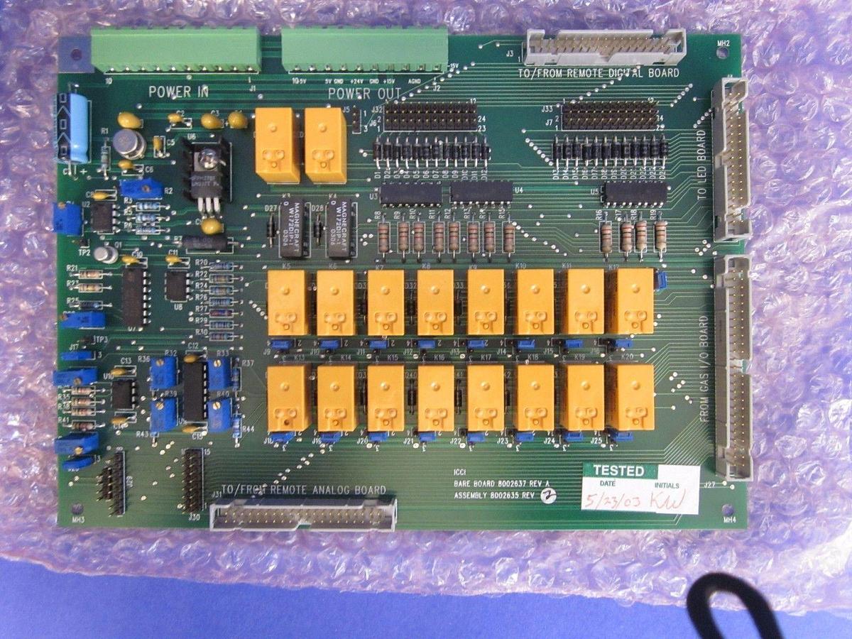 Used ICCI PCB Assembly 8002637 Rev A