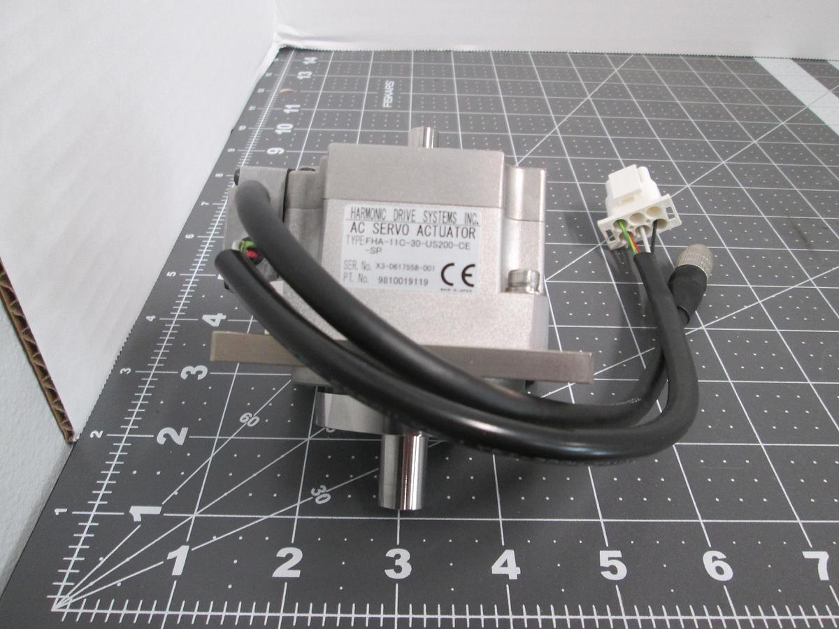 Used Harmonic Drive FHA-11C-30-US200-CE-SP AC Servo Actuator Hollow Shaft Motor