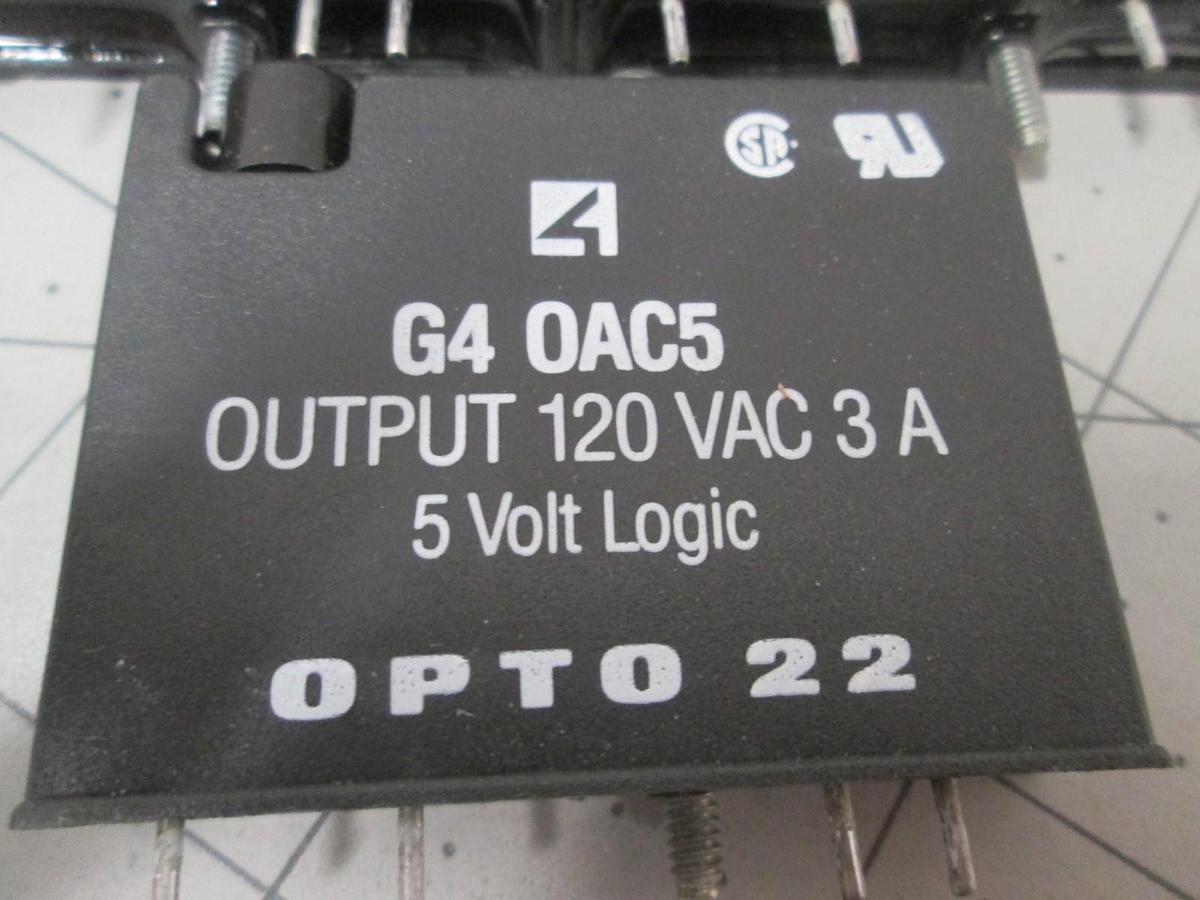 Used Opto 22, G4 OAC5, Digital Output Module, Used, Lot of 4