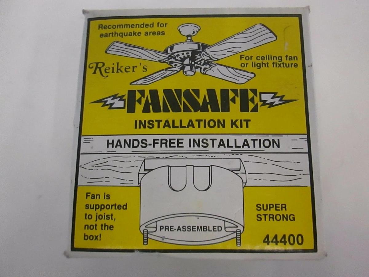 Reiker's, 44400, Fansafe Installation Kit, New, Lot of 2