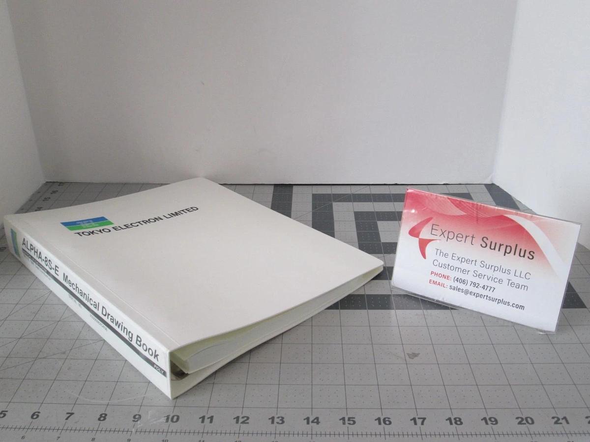 Used TEL Tokyo, ALPHA-8S-E, Mechanical Drawing Book POLY, Used