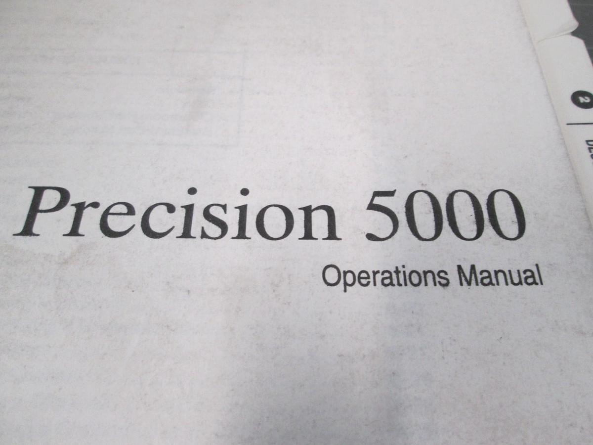 Used AMAT, Precision 5000, Operations Manual, Used