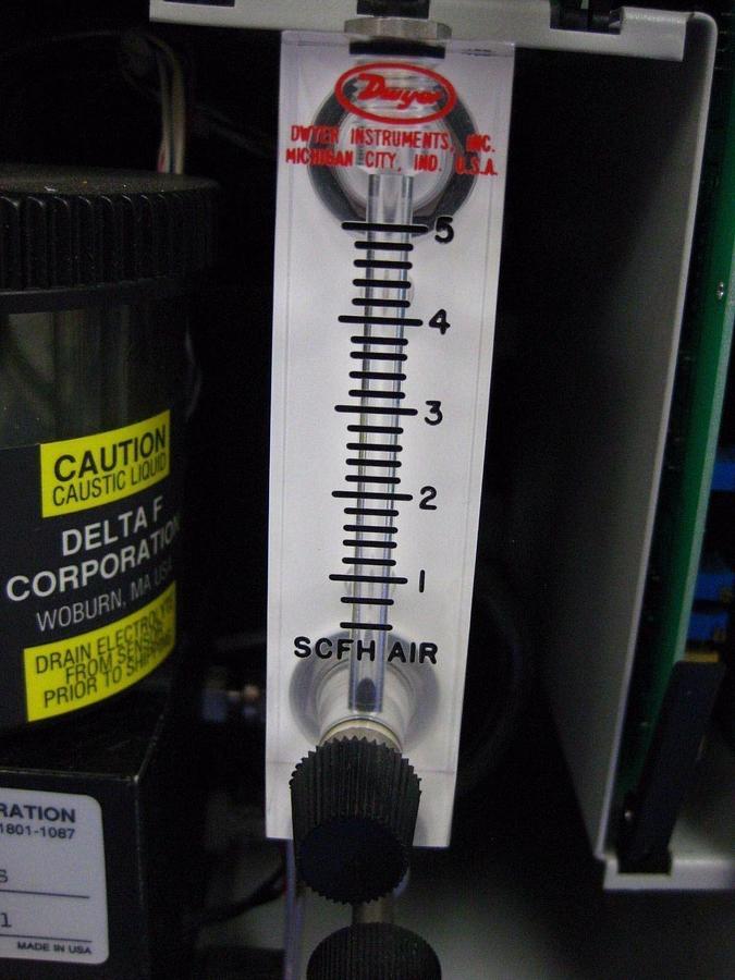 Used Delta F Process Oxygen Analyzer FAH1000S w/ Oxygen Sensor - NO FRONT PANEL, Used