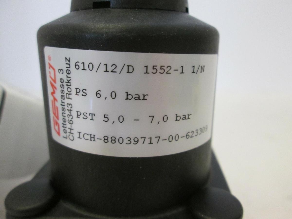 Gemu, Diaphragm Valve, 88039717, New