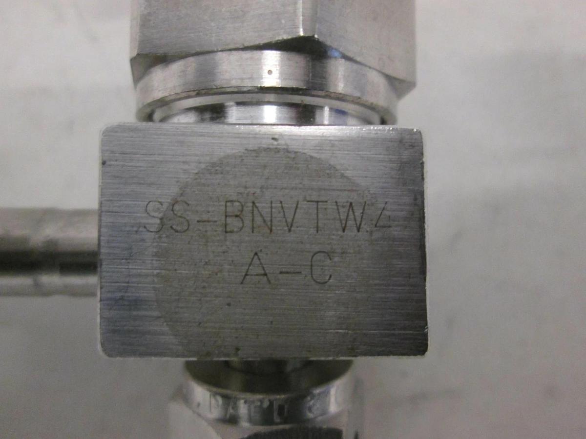 Used Nupro, High Purity Valve, SS-BNVTW4-A-C, Used
