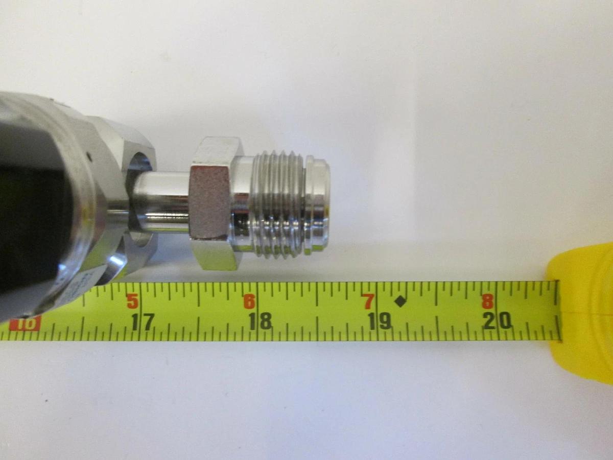 Used Valve Gas Stick Assy w/ (3) Parker Valves, Gauge