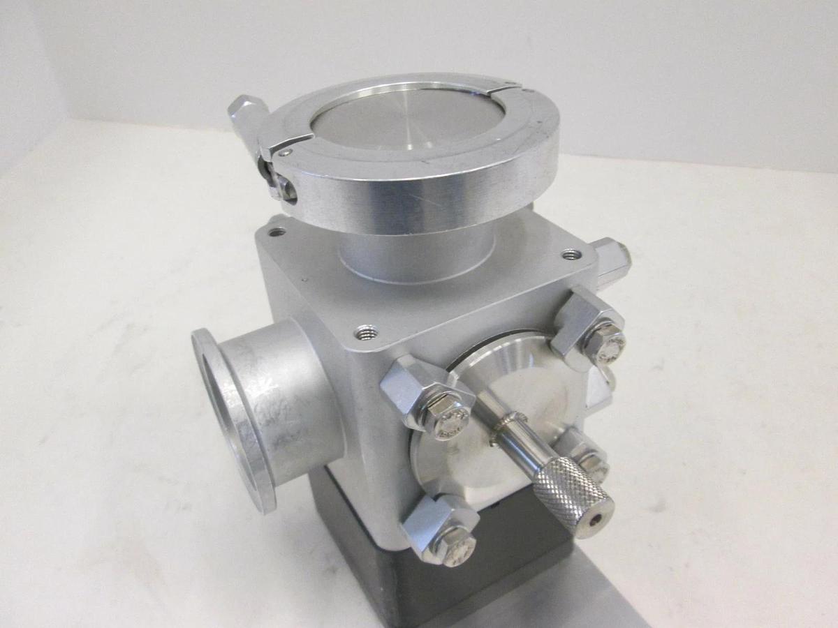 Used Vat 4 Way Aluminum Valve w/ Bracket, Used