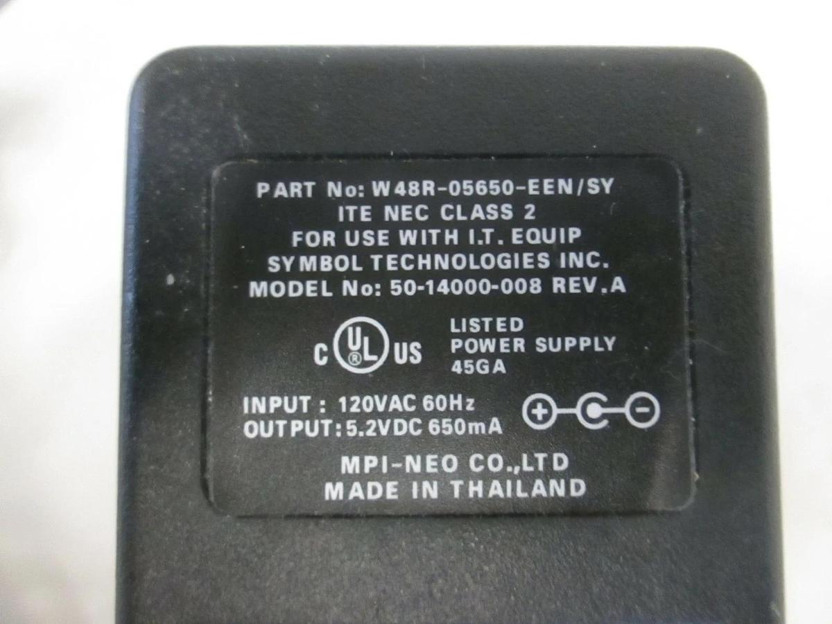 Used Symbol Technologies, W48R-05650-EEN/SY, Power Supply, Used