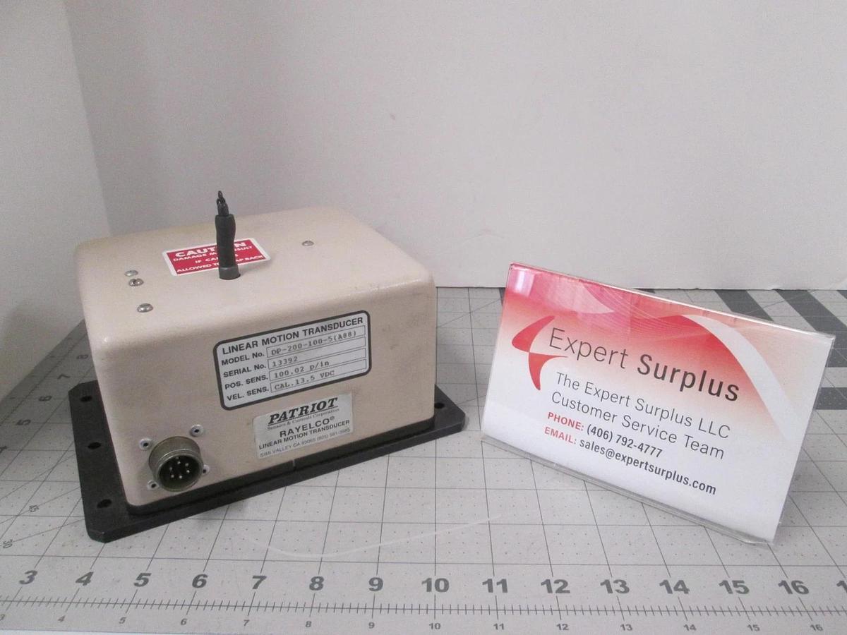 Used Linear Motion Transducer, DP-200-100-5, Used