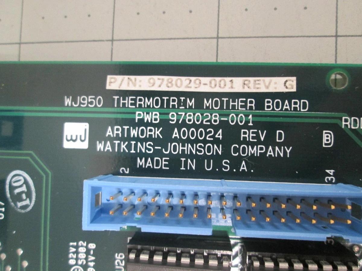 Watkins Johnson, 978029-001, Motherboard, Thermotrim Multiple Card PCB, New
