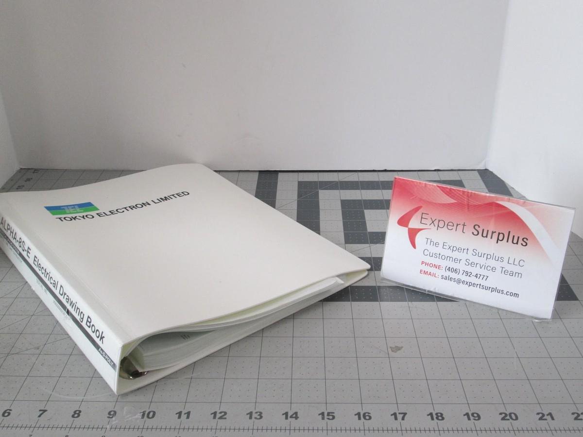 Used TEL Tokyo, ALPHA-8S-E, Electrical Drawing Book As-D-POLY, REV 1.0, Used