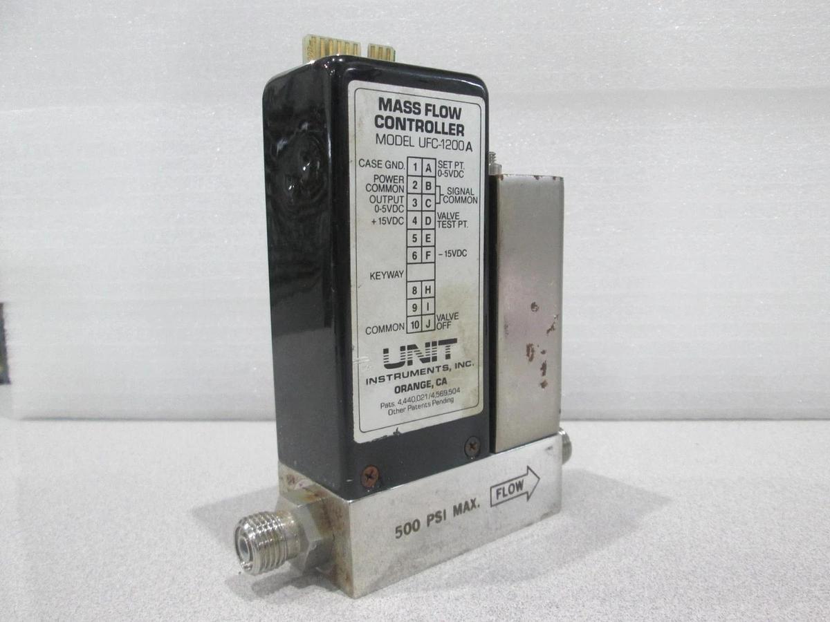 Used Unit UFC-1200 Mass Flow Controller, Gas SIH4, 500 SCCM