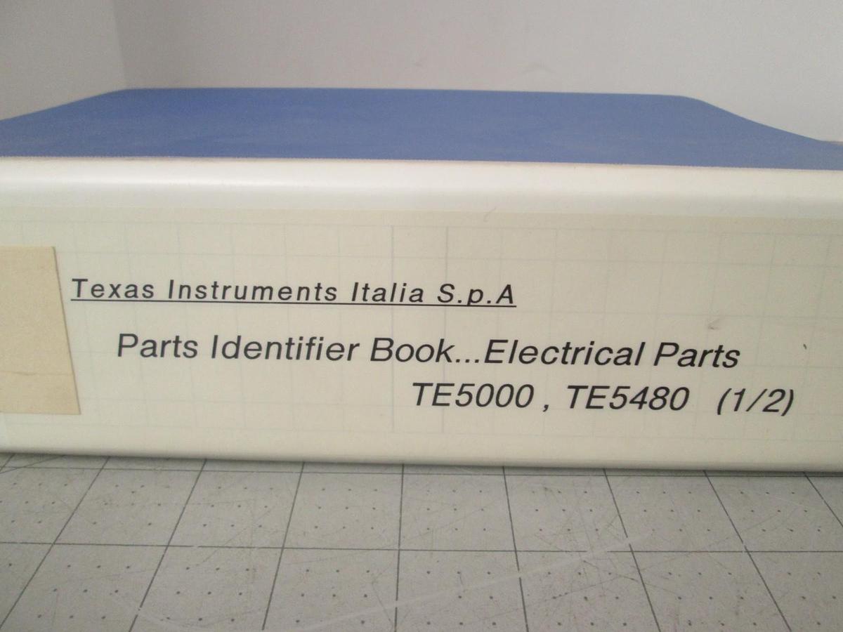 Used Texas Instruments, Parts Identifier Book, Electrical Parts, TE5000, TE5480 (1/2)