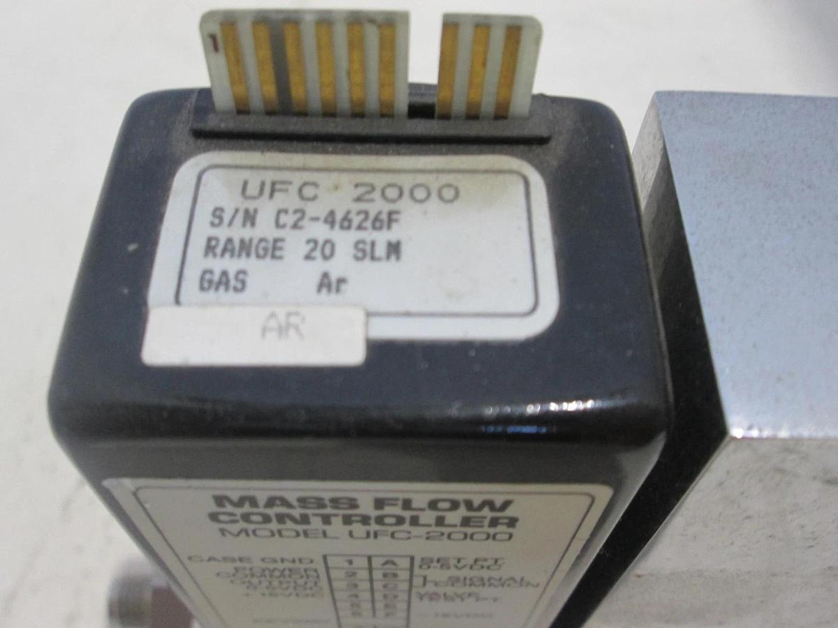 Used Unit, UFC-2000, Mass Flow Controller, 20 SLM, Ar, Used