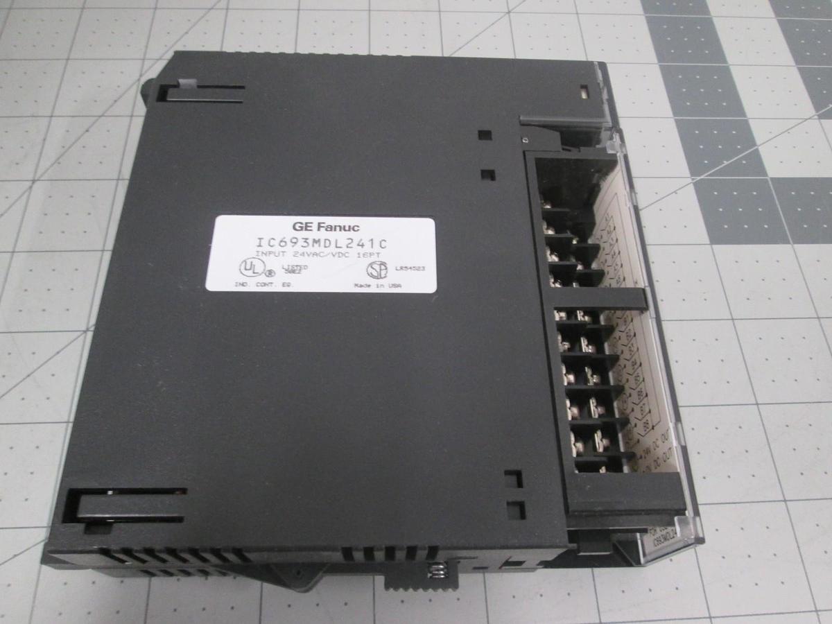 Used GE Fanuc, IC693MDL241C, PLC Module, Input 24VAC/VDC 16PT, Used