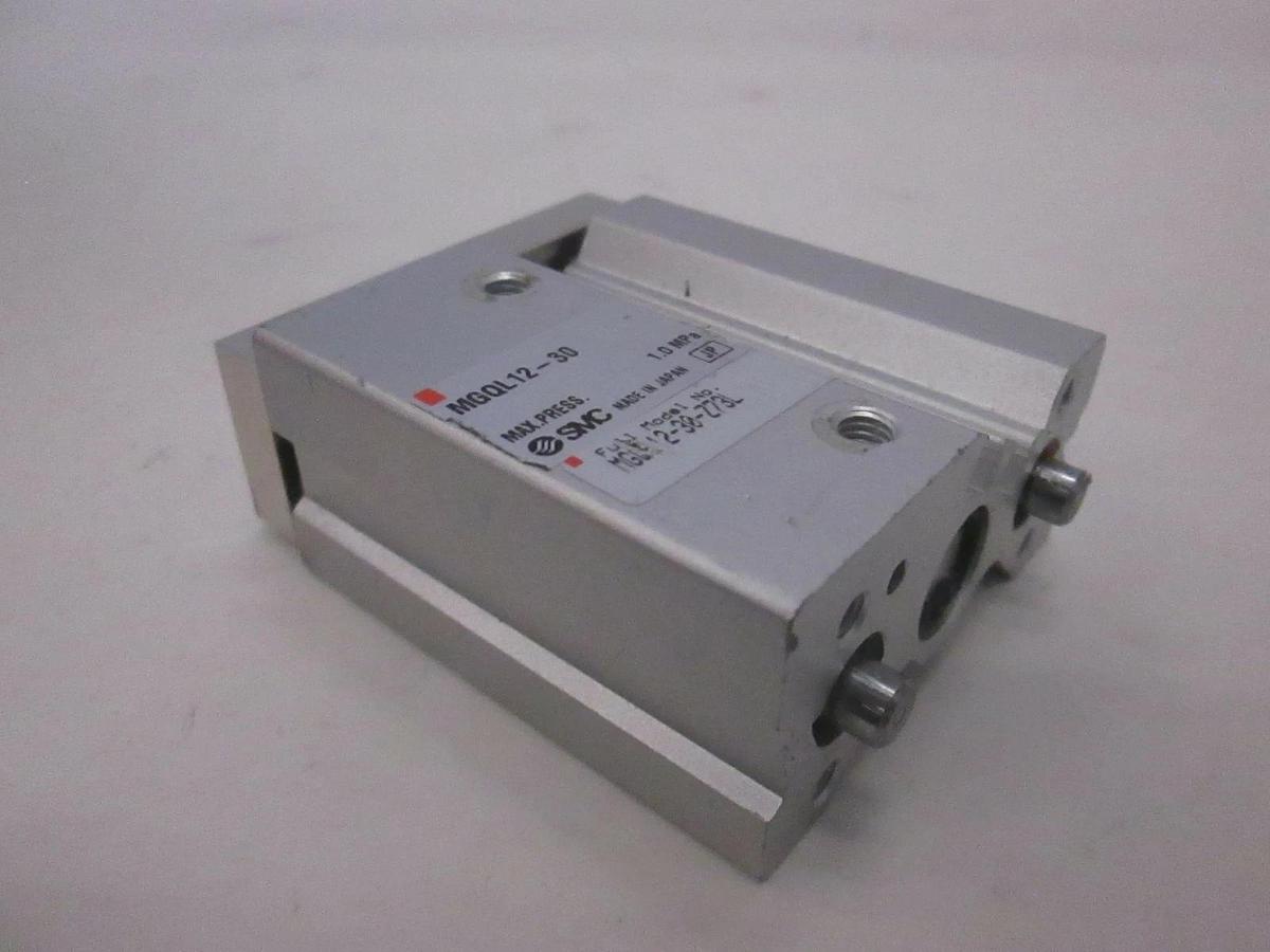 Used SMC, Compact Guide Cylinder, MGQL12-30, Used