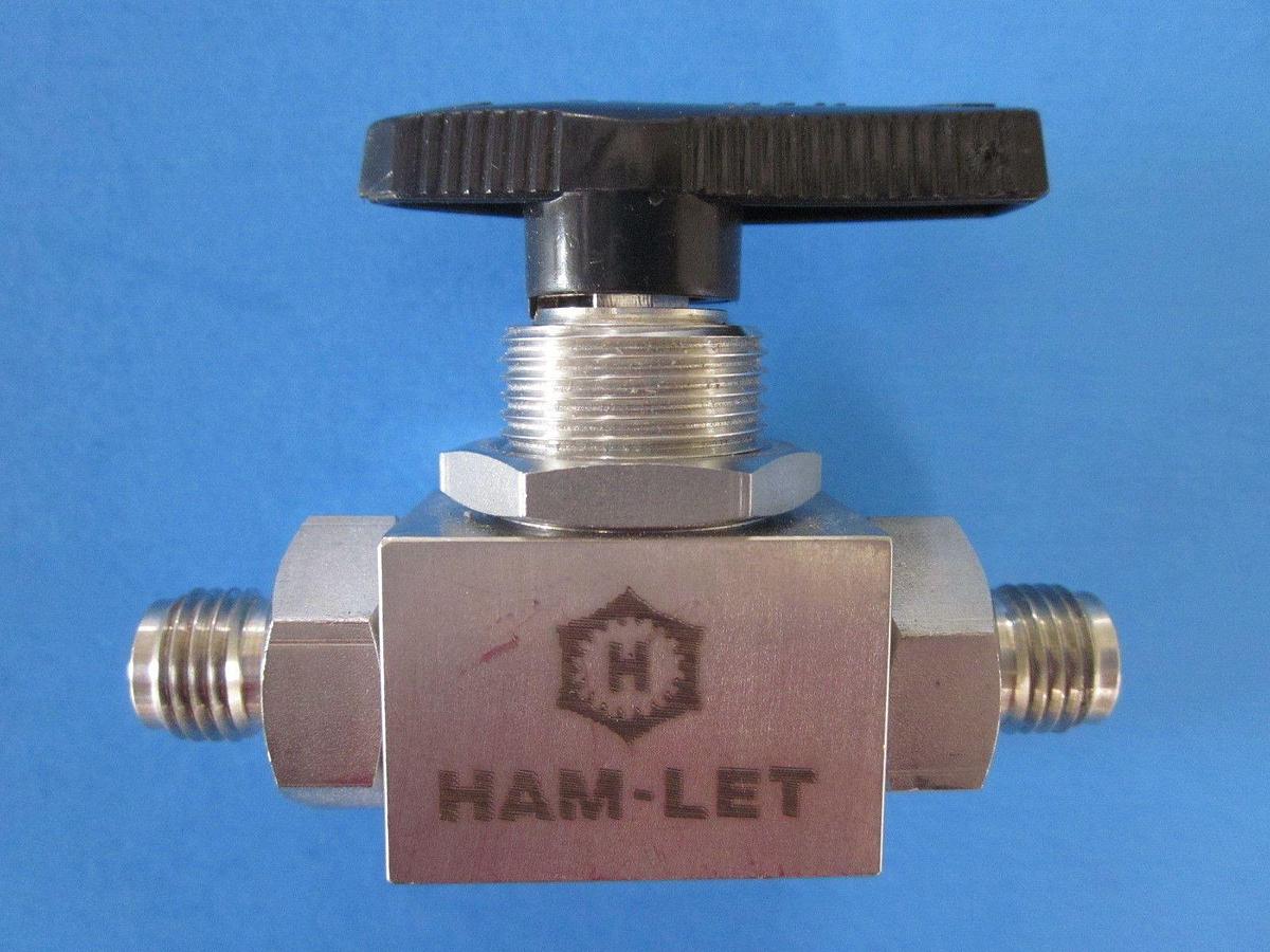 Used Ham-Let H6800SSL1/4PSS High Performance Ball Valve, 1/4 inch compression