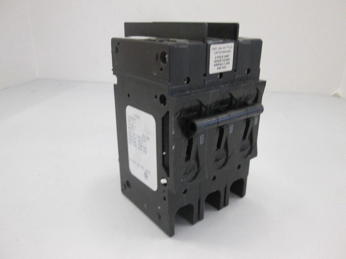 Used Airpax, LR26229-209-3, Circuit Breaker, 3 Pole, 100A, Used