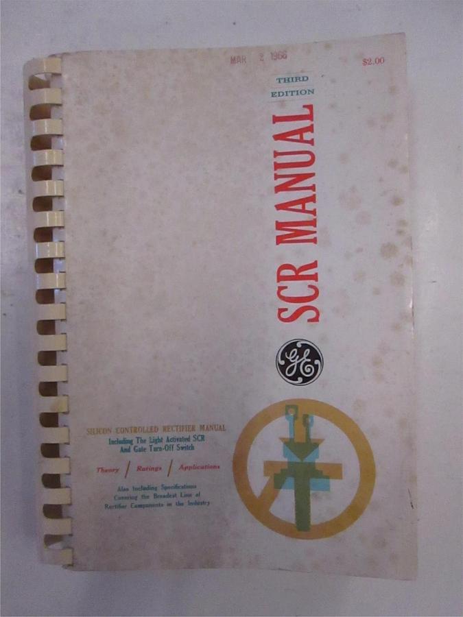 Used GE Silicon Controlled Rectifier Manual Third Edition, Used